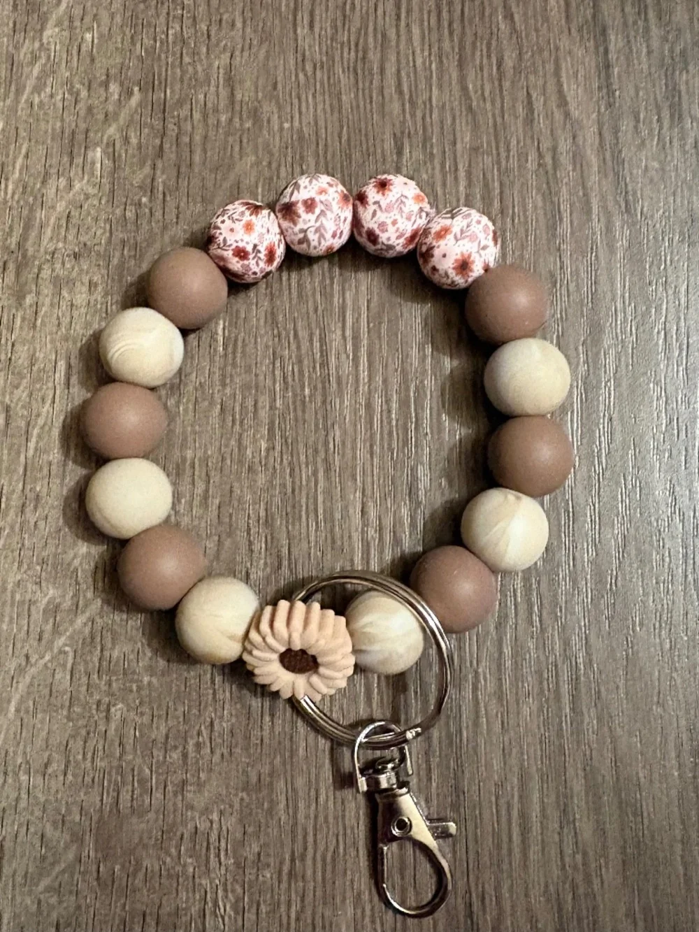 cute handmade 7.5in wristlet for women